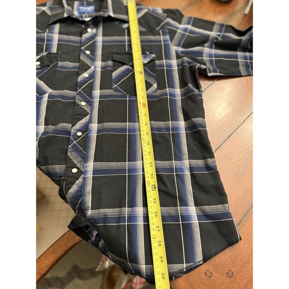 Vintage 80's‎ Wrangler Western Shirt XL USA Made Used - Picture 5 of 7